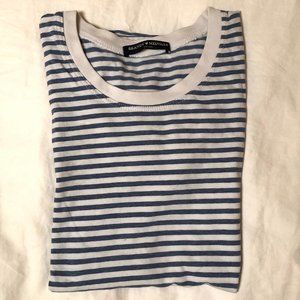 Brandy Melville Blue & White StripeT-shirt